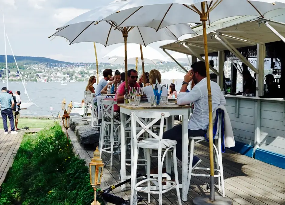Fischers Fritz Restaurant Lake Zurich Switzerland