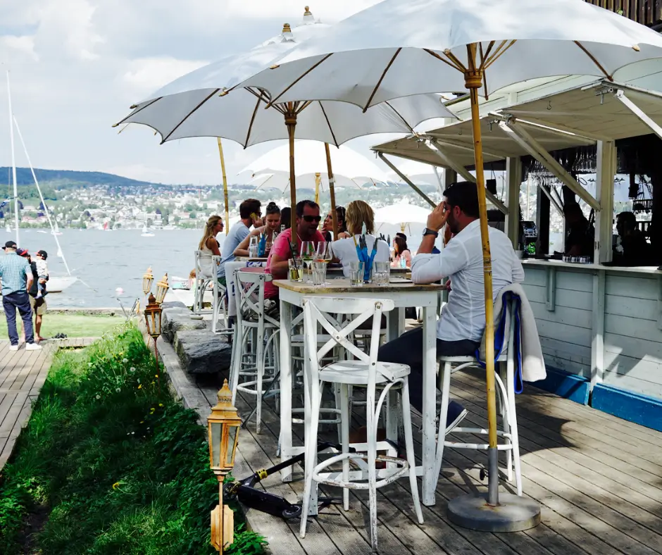 Fischers Fritz Restaurant Lake Zurich Switzerland