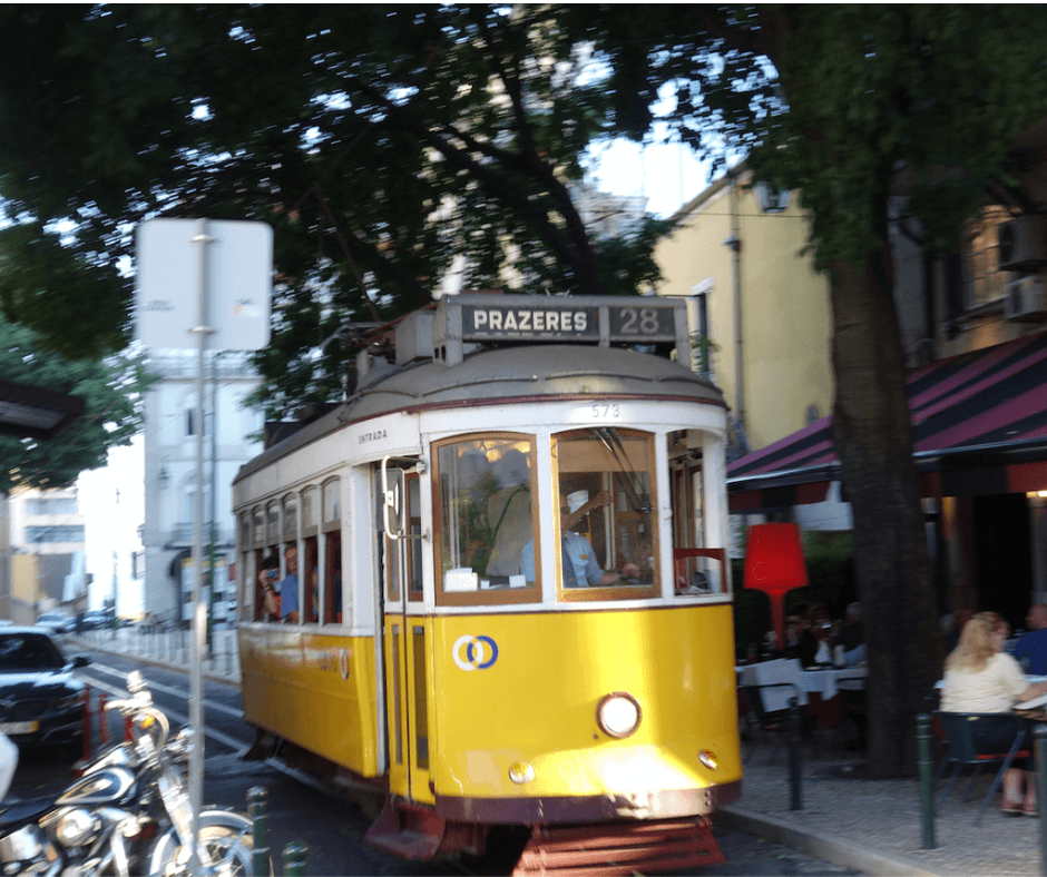 Tram No 28 in Lisbon