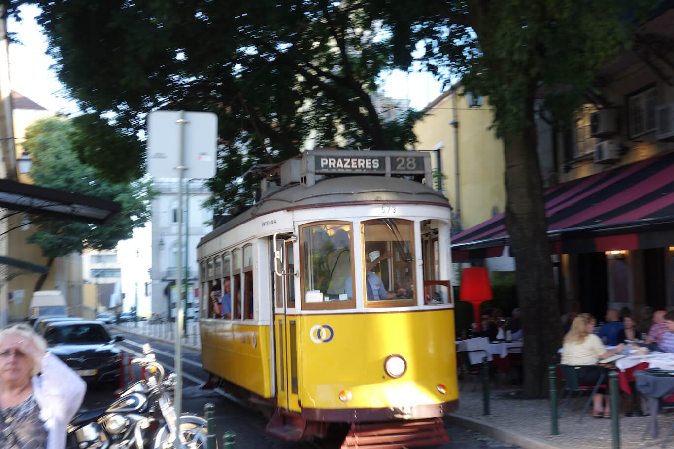 Tram No 28 in Lisbon