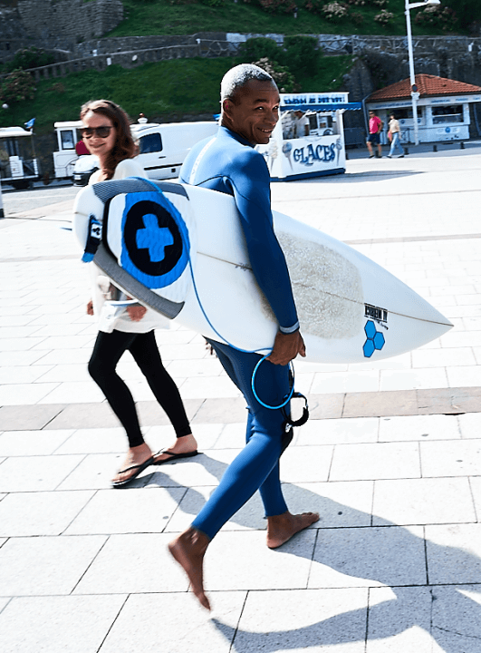 Local Surfer in Biarritz