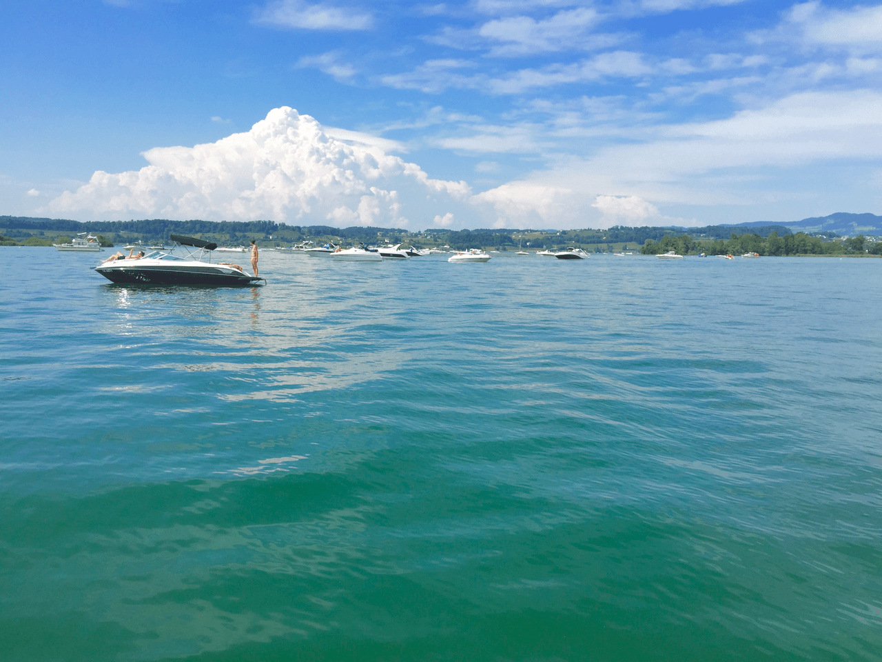 Wakeboarding at Lake Zurich